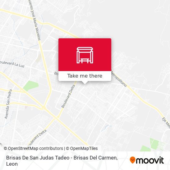 Brisas De San Judas Tadeo - Brisas Del Carmen map