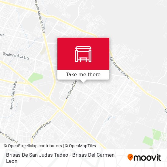 Brisas De San Judas Tadeo - Brisas Del Carmen map