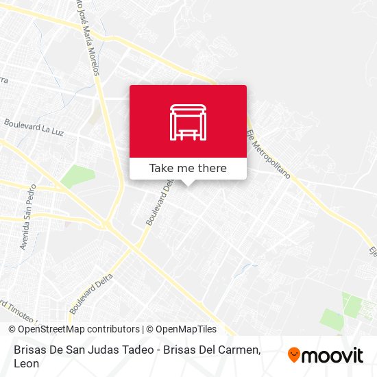 Brisas De San Judas Tadeo - Brisas Del Carmen map