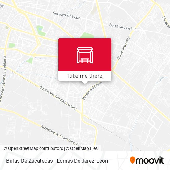 Bufas De Zacatecas - Lomas De Jerez map