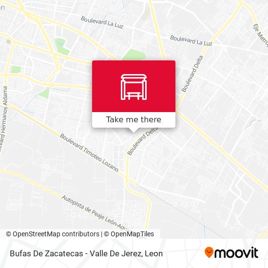 Bufas De Zacatecas - Valle De Jerez map