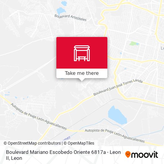 Mapa de Boulevard Mariano Escobedo Oriente 6817a - Leon II