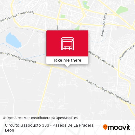 Circuito Gasoducto 333 - Paseos De La Pradera map