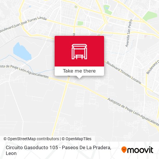 Circuito Gasoducto 105 - Paseos De La Pradera map