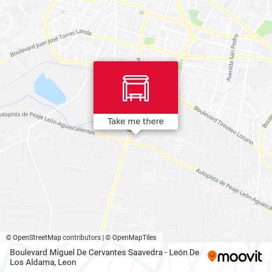 Mapa de Boulevard Miguel De Cervantes Saavedra - León De Los Aldama