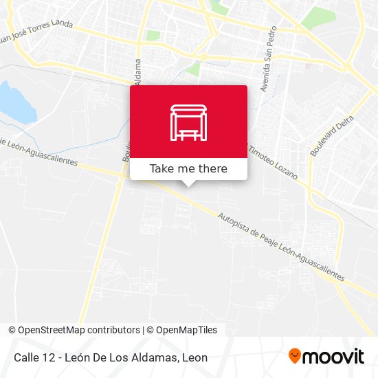 Mapa de Calle 12 - León De Los Aldamas