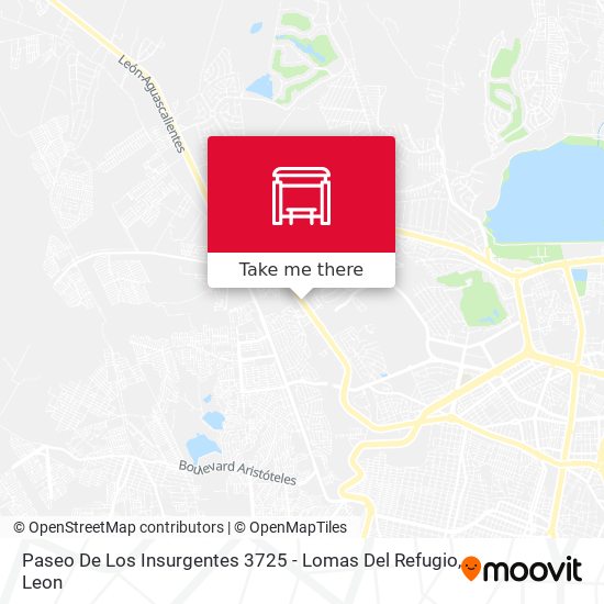 Mapa de Paseo De Los Insurgentes 3725 - Lomas Del Refugio