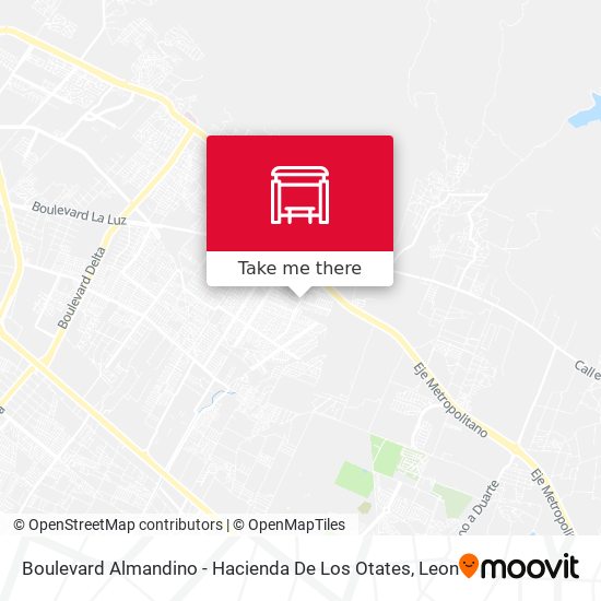 Boulevard Almandino - Hacienda De Los Otates map