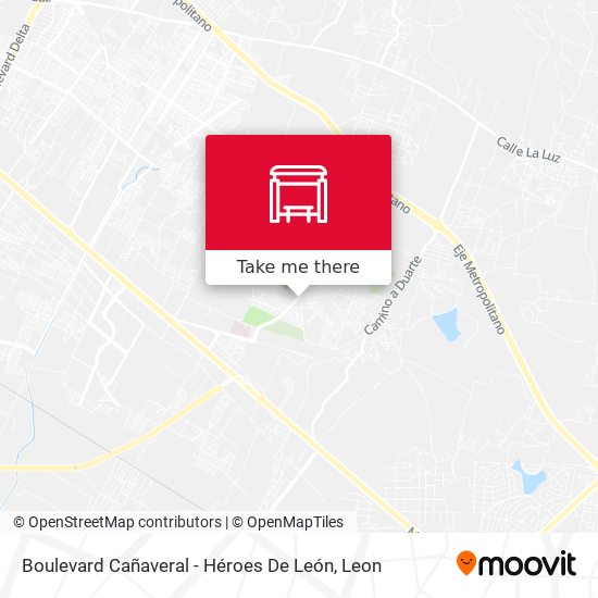 Boulevard Cañaveral - Héroes De León map