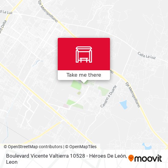 Boulevard Vicente Valtierra 10528 - Héroes De León map