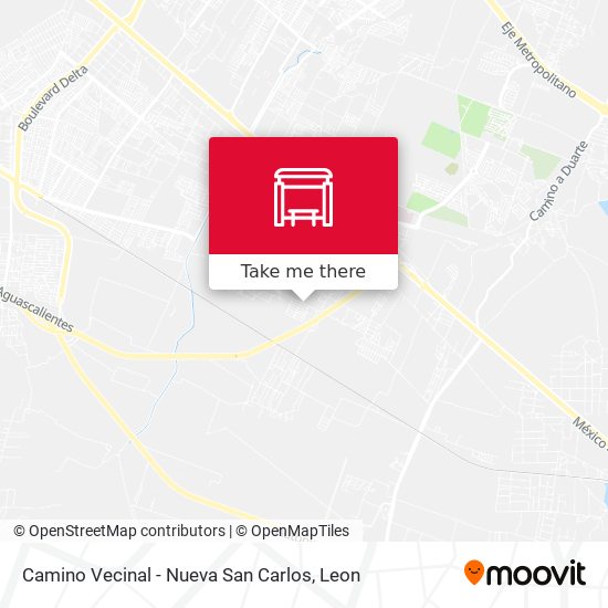 Mapa de Camino Vecinal - Nueva San Carlos