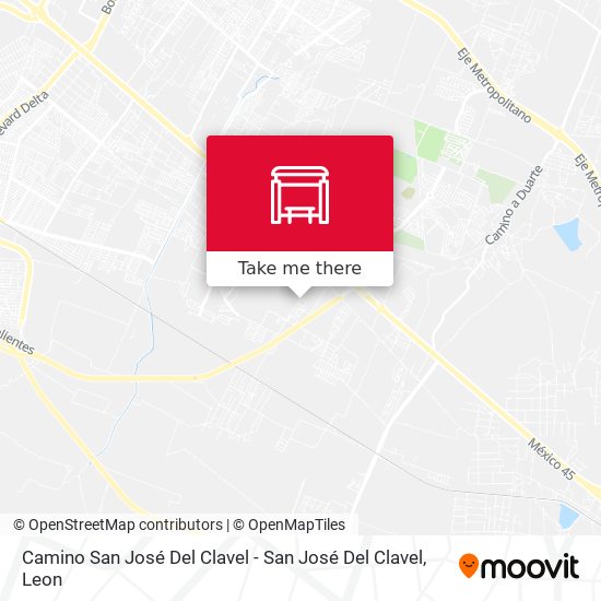 Mapa de Camino San José Del Clavel - San José Del Clavel