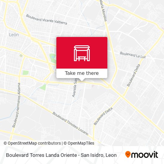 Boulevard Torres Landa Oriente - San Isidro map