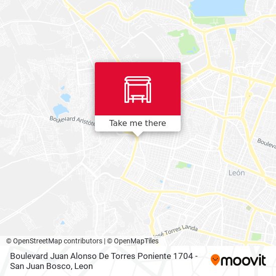 Boulevard Juan Alonso De Torres Poniente 1704 - San Juan Bosco map