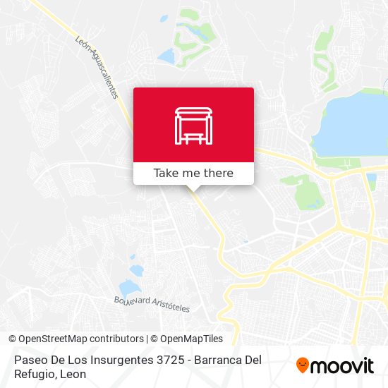 Mapa de Paseo De Los Insurgentes 3725 - Barranca Del Refugio