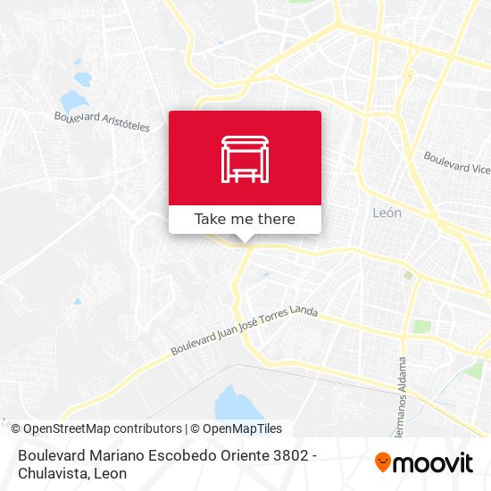 Boulevard Mariano Escobedo Oriente 3802 - Chulavista map