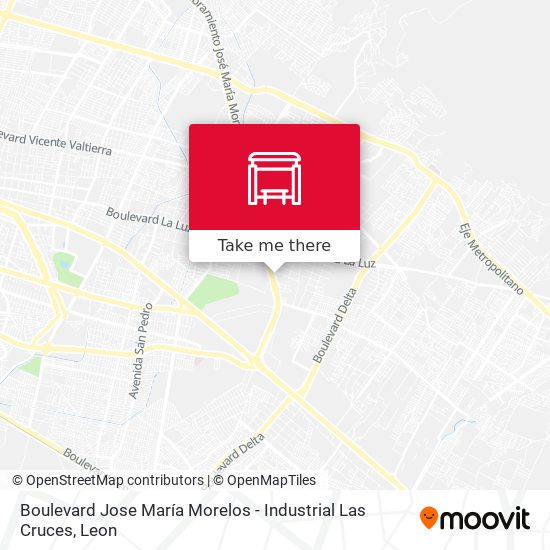 Boulevard Jose María Morelos - Industrial Las Cruces map