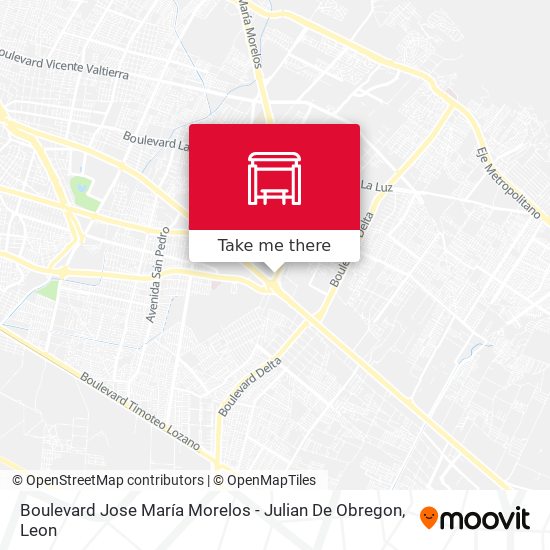 Mapa de Boulevard Jose María Morelos - Julian De Obregon