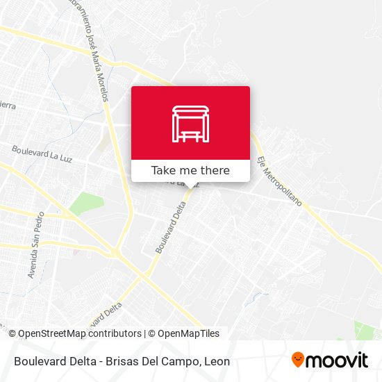 Boulevard Delta - Brisas Del Campo map