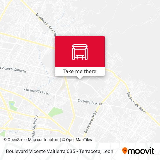 Mapa de Boulevard Vicente Valtierra 635 - Terracota