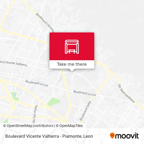 Boulevard Vicente Valtierra - Piamonte map
