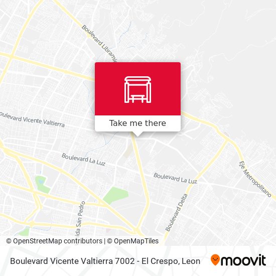 Mapa de Boulevard Vicente Valtierra 7002 - El Crespo
