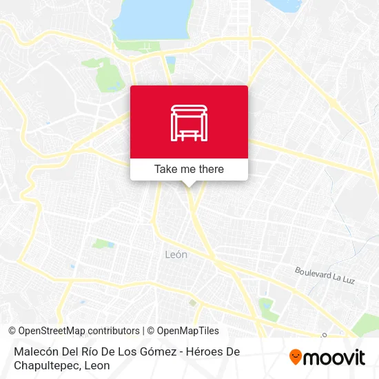 Mapa de Malecón Del Río De Los Gómez - Héroes De Chapultepec