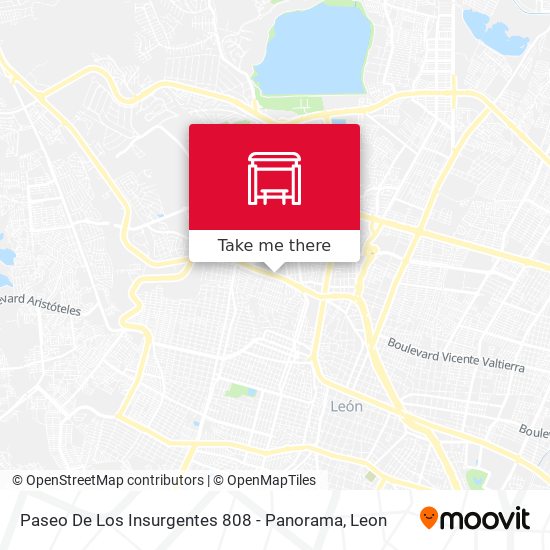 Mapa de Paseo De Los Insurgentes 808 - Panorama