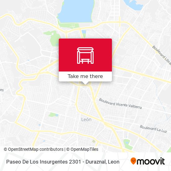 Paseo De Los Insurgentes 2301 - Duraznal map