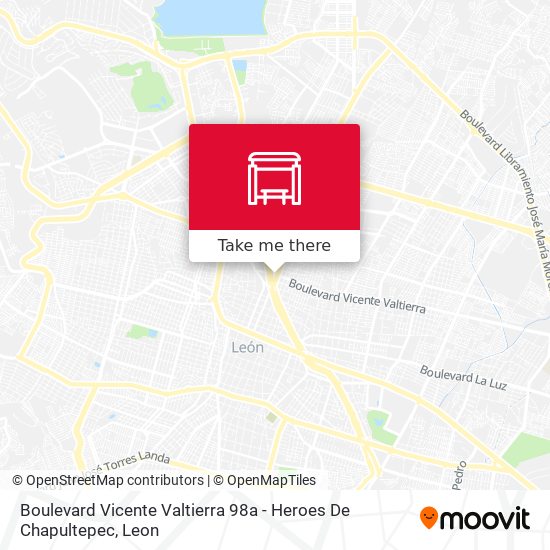 Mapa de Boulevard Vicente Valtierra 98a - Heroes De Chapultepec