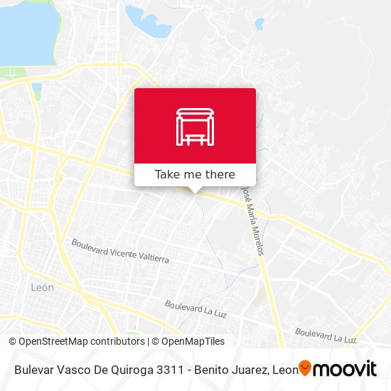 Mapa de Bulevar Vasco De Quiroga 3311 - Benito Juarez