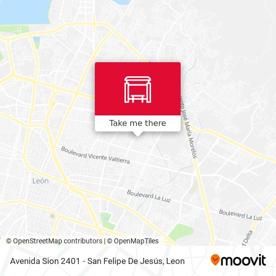Avenida Sion 2401 - San Felipe De Jesús map