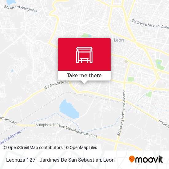 Mapa de Lechuza 127 - Jardines De San Sebastian