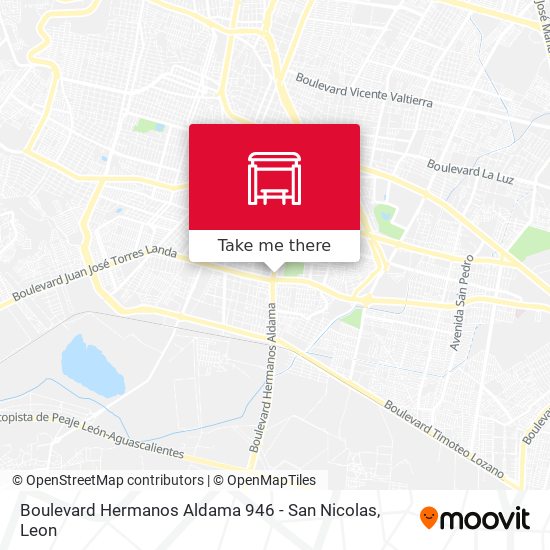 Boulevard Hermanos Aldama 946 - San Nicolas map