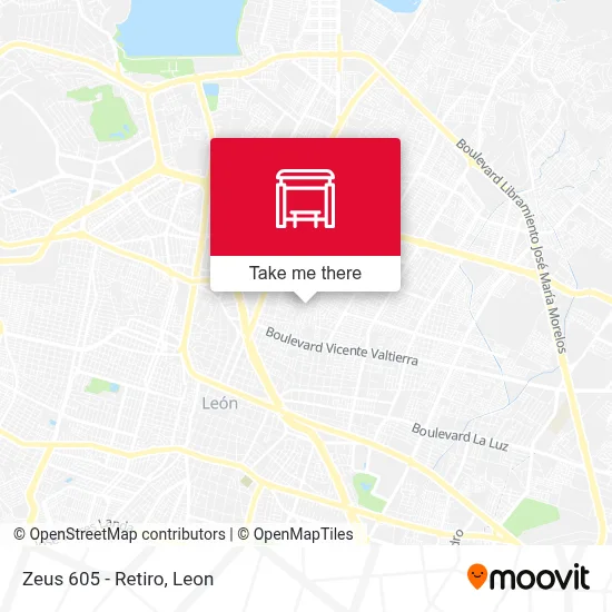 Zeus 605 - Retiro map