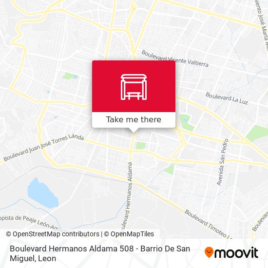 Boulevard Hermanos Aldama 508 - Barrio De San Miguel map
