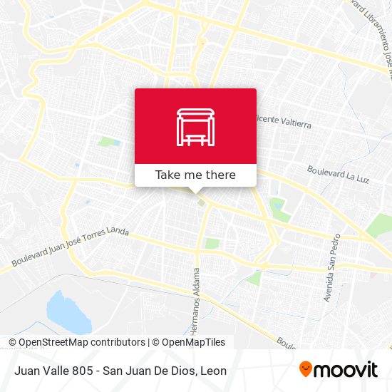 Mapa de Juan Valle 805 - San Juan De Dios