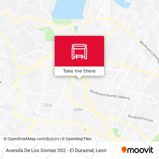 Mapa de Avenida De Los Gómez 302 - El Duraznal