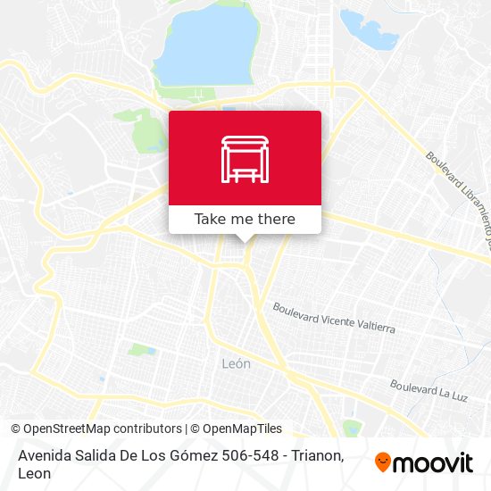 Mapa de Avenida Salida De Los Gómez 506-548 - Trianon
