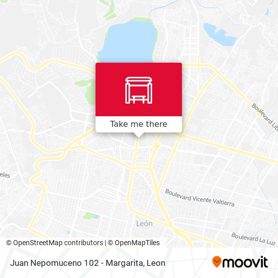 Juan Nepomuceno 102 - Margarita map