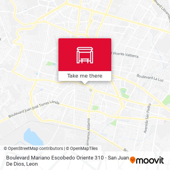 Boulevard Mariano Escobedo Oriente 310 - San Juan De Dios map