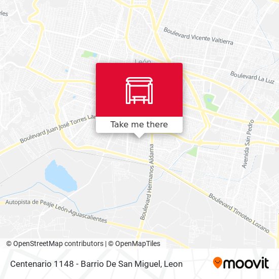 Mapa de Centenario 1148 - Barrio De San Miguel