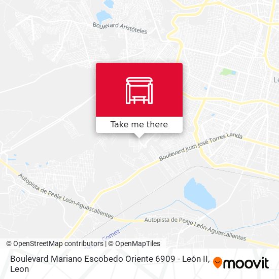 Mapa de Boulevard Mariano Escobedo Oriente 6909 - León II