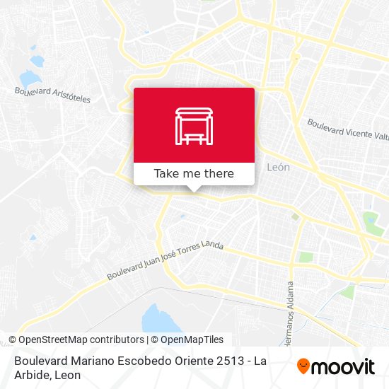 Mapa de Boulevard Mariano Escobedo Oriente 2513 - La Arbide