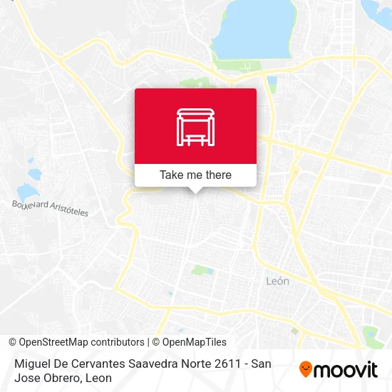 Mapa de Miguel De Cervantes Saavedra Norte 2611 - San Jose Obrero