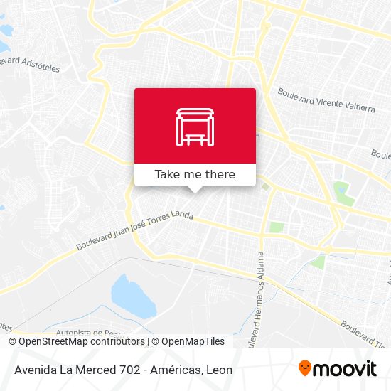 Avenida La Merced 702 - Américas map