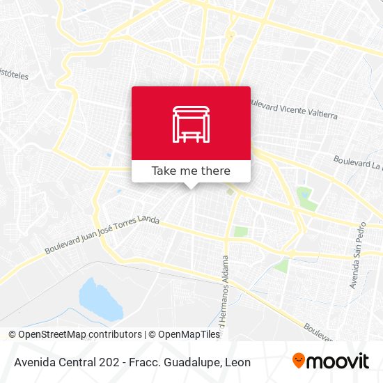 Avenida Central 202 - Fracc. Guadalupe map