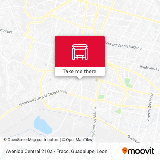 Avenida Central 210a - Fracc. Guadalupe map