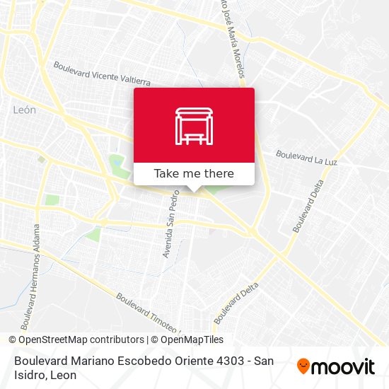 Boulevard Mariano Escobedo Oriente 4303 - San Isidro map