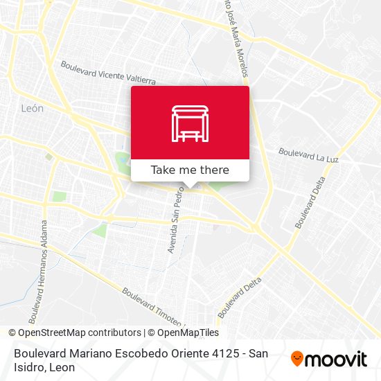 Boulevard Mariano Escobedo Oriente 4125 - San Isidro map